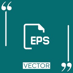 Poster - files Linear icon. Editable stroke line