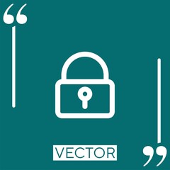 Poster - lock