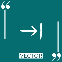 Poster - next   vector icon Linear icon. Editable stroke line