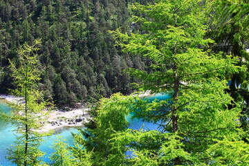 Sticker - lake in the Alps Germany