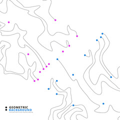 Poster - Vector bright shapes. Abstract background.