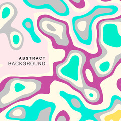 Poster - Vector bright shapes. Abstract background.