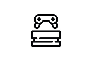 Sticker - Mall Outline Icon - Playstation