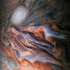 the incredible beauty of jupiter's atmosphere. jovian close encounter. jupiter's surface. elements o