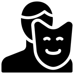 Sticker - Theatre Mask 