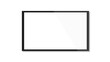 © meredesign - Blank photo frame mockup on white background.