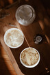 Natural ingredients for handmade body butter