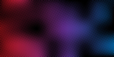 Poster - gradient halftone pattern background. vector abstract dots backdrop. vector illustration