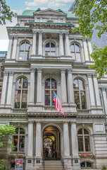 Poster - Old City Hall on Boston's Freedom Trail Massachusetts USA