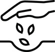 © BORIS - seeding planting agriculture outline icon
