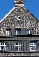 Wall Mural -  The facade of the restored Gdańsk patrician house at Long Lane in Old Town.