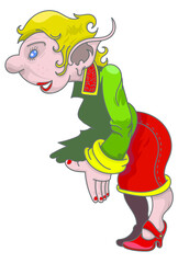 Wall Mural - Dame Lutin