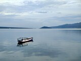 Fototapeta Natura - boat on the sea