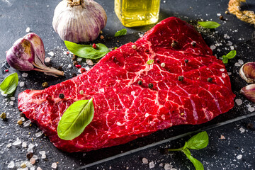 Wall Mural - Raw meat beef steak