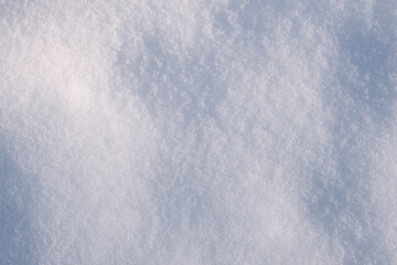 Poster - White fine snow surface texture background, winter background