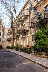 Canvas Print - old town street
