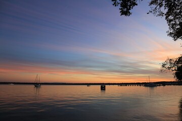 Sunset over St. Johns River