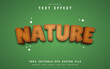 © Aglonemadesign - 3d nature text effect with wood pattern