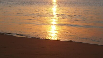 Sticker - Sunset on the beach in Phuket. Thailand