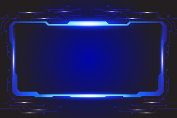 Poster - Screen Display Panel HUD UI Futuristic Interface Scifi Technology System