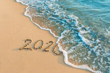 Photos Ideas Write On The Sand Goodbye 2020 Outdoor Nature Background