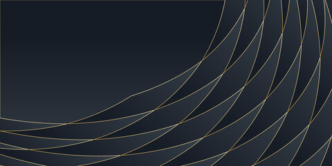 black and gold background with golden lines