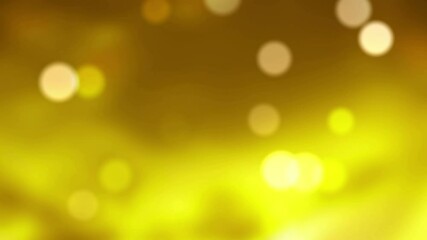 abstract yellow Christmas bokeh background