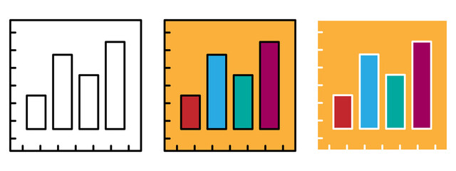 Poster - chart hand drawn design vector illustration