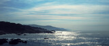 Fototapeta Natura - View of the beach from Monterey, California.
