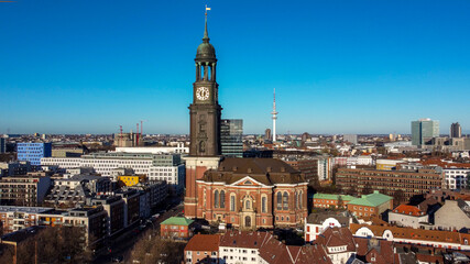 Wall Mural - City of Hamburg from above - travel photography