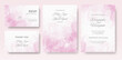 © REZI - Watercolor wedding invitation card