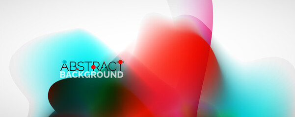 Fluid color gradient abstract background, trendy colorful wallpaper. Vector illustration for placards, brochures, posters, banners and covers