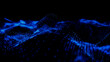 © RocknRoller Studios - Abstract 3D Technology concept. Big Data and Artificial Intelligence represented as a High Tech Futuristic Particle Network. Abstract background. 3D render