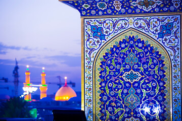 Imam Hussein Ibn Ali Ibn Abi Talib's wife in Karbala, Iraq