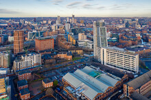 Leeds City Centre And Bridgewater Place. Yorkshire Northern England United Kingdom. 
