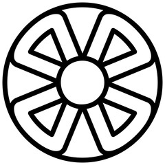 Sticker - Flower Symbol 