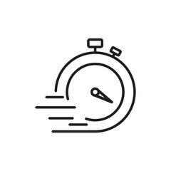 Wall Mural - timers icon fast. stopwatch symbol. countdown clock counter timer vector illustration