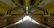 © DM7 - going out of the master spaceship in white background