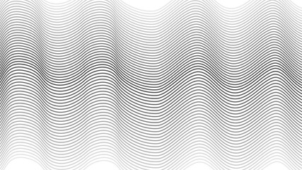 Aufkleber - Abstract background with gray halftones.Vector dynamic wave. EPS 10