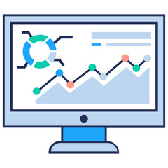 Wall Mural - Online Business Analytics 