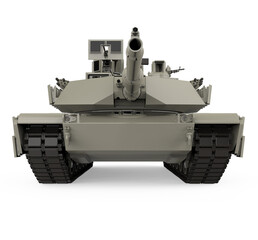 Military Tank Isolated