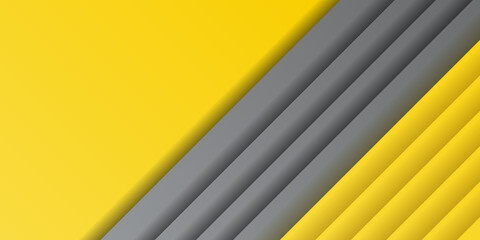 Trendy yellow color of 2021 background. Yellow grey white abstract presentation background with template corporate concept yellow black grey and white contrast background.