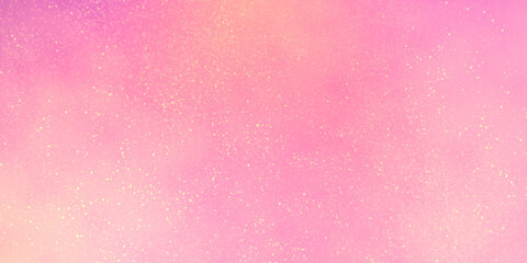 Canvas Print - pink cute abstract empty background with small yellow dots, with different shades mixing. For the design of greeting cards, invitations, brochures, banners, etc.