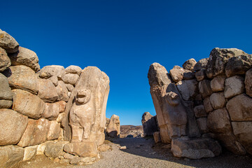 Gates in Hattusa, capital of the Hittite Civilization - Corum, Turkey