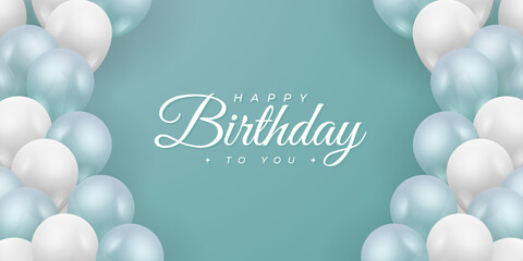 happy birthday background design . clean and simple background for celebrating birthday . happy birthday greeting card .