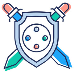 Sticker - Sword With Shield