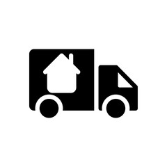 Poster - delivery truck