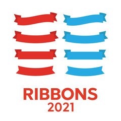 Wall Mural - retro vector banner ribbons and badges for sale. banner ribbon vector set