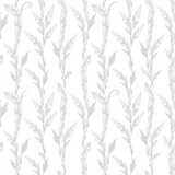 Fototapeta Dziecięca - Seamless botanical pattern. Abstract hand drawing grass. Background. Texture.