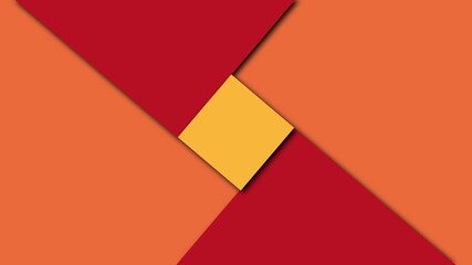 Poster - Geometric colorful shapes, computer generated. 3d render visual background